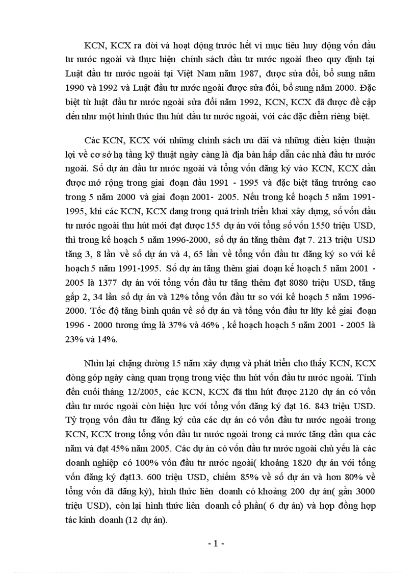 image for page Giải pháp nâng cao hiệu quả đầu tư vào các KCN KCX 1