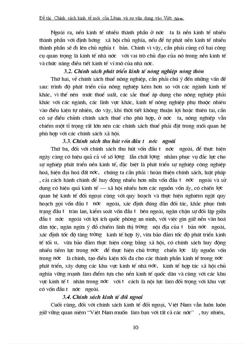 image for page Chính sách kinh tế mới của Lênin và sự vận dụng nó vào Việt Nam