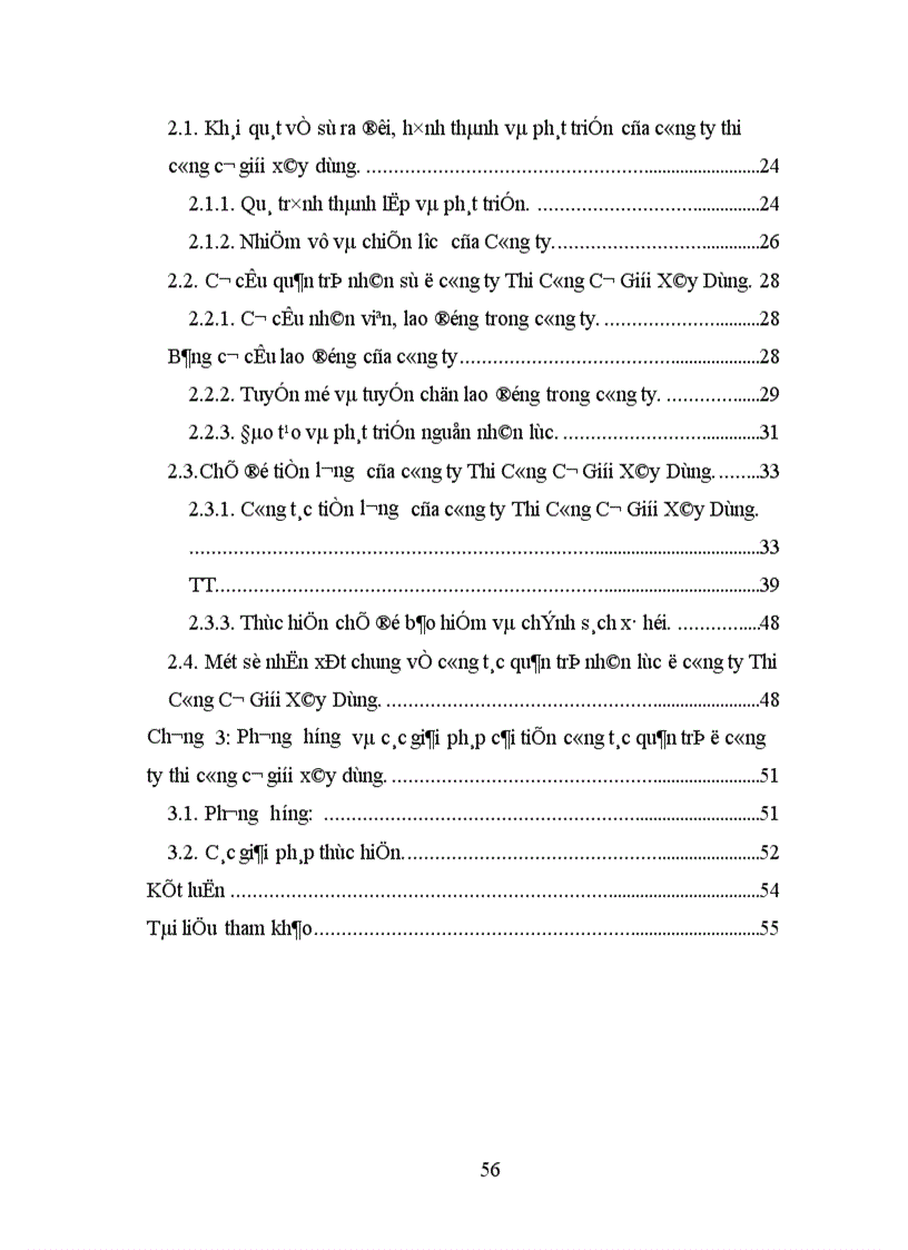 image for page Quản lý nhân lực ở Công ty thi công cơ giới xây dựng 1