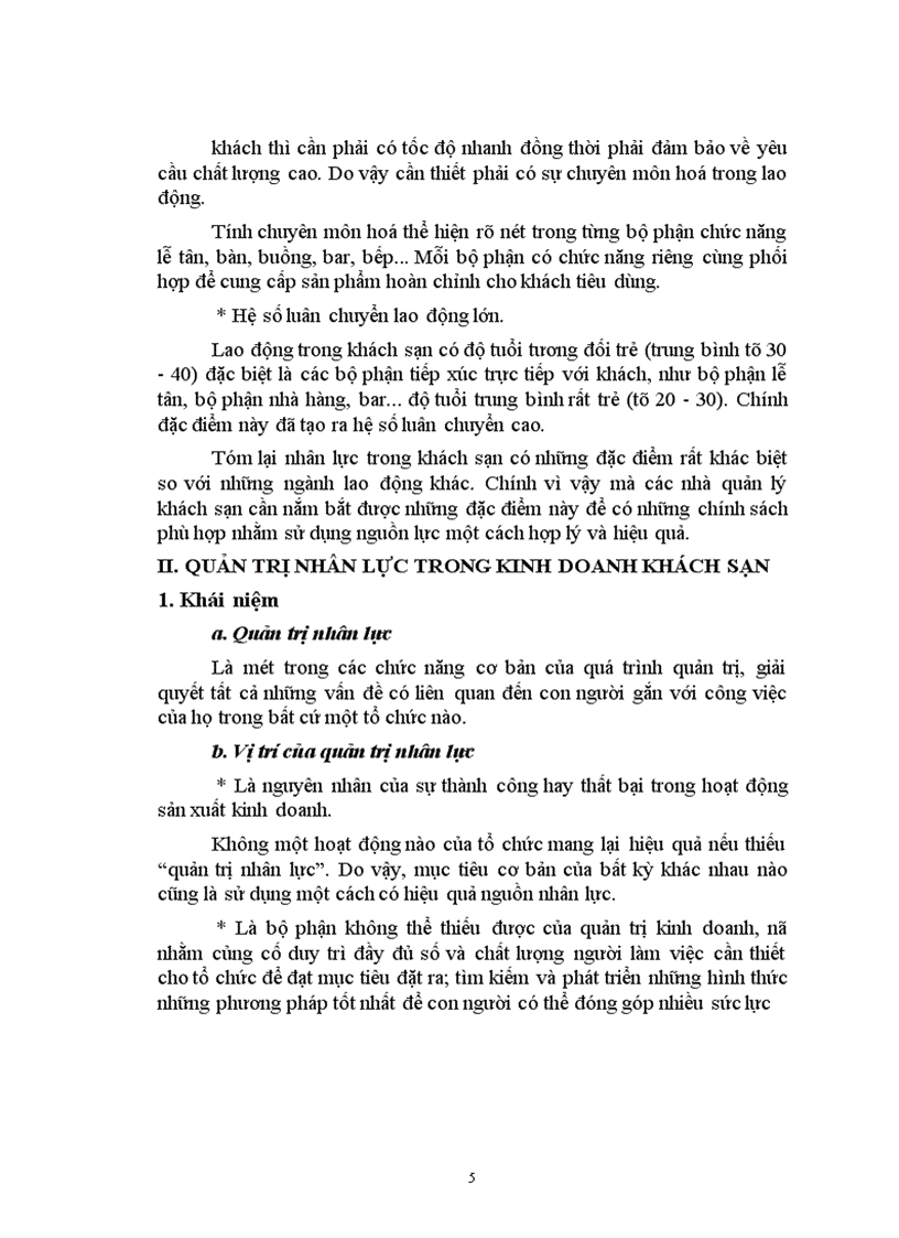 image for page Quản trị nhân lực tại khách sạn Melia Hà nội Thực trạng và giải pháp 1