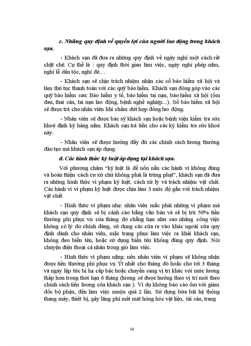 image for page Quản trị nhân lực tại khách sạn Melia Hà nội Thực trạng và giải pháp 1