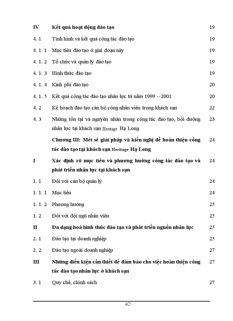 image for page Hoàn thiện công tác đào tạo và phát triển nguồn nhân lực tại khách sạn HERITAGE Hạ Long 1