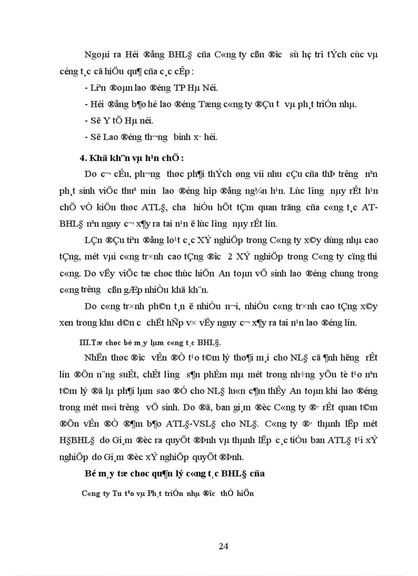 image for page Thực trạng công tác bảo hộ lao động 1