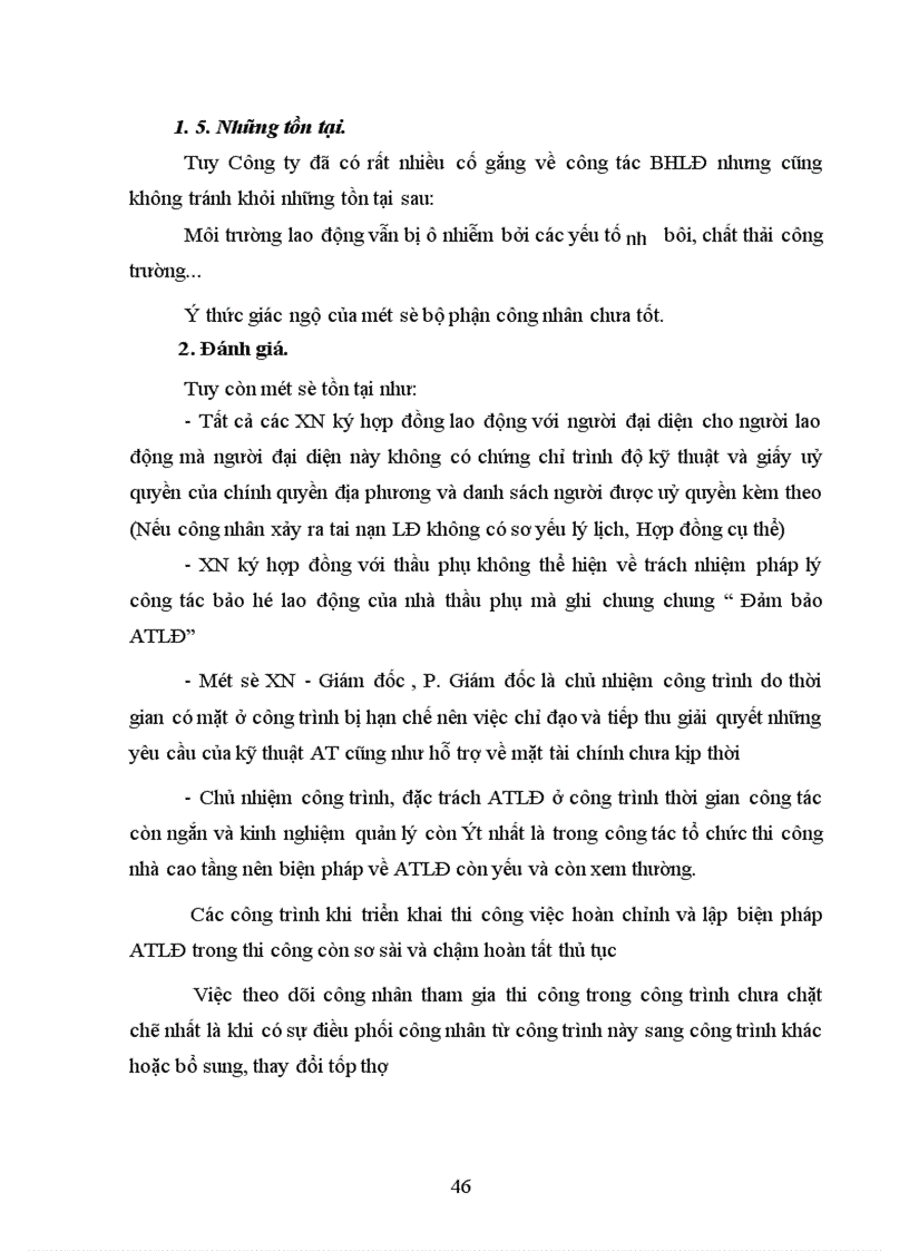 image for page Thực trạng công tác bảo hộ lao động 1