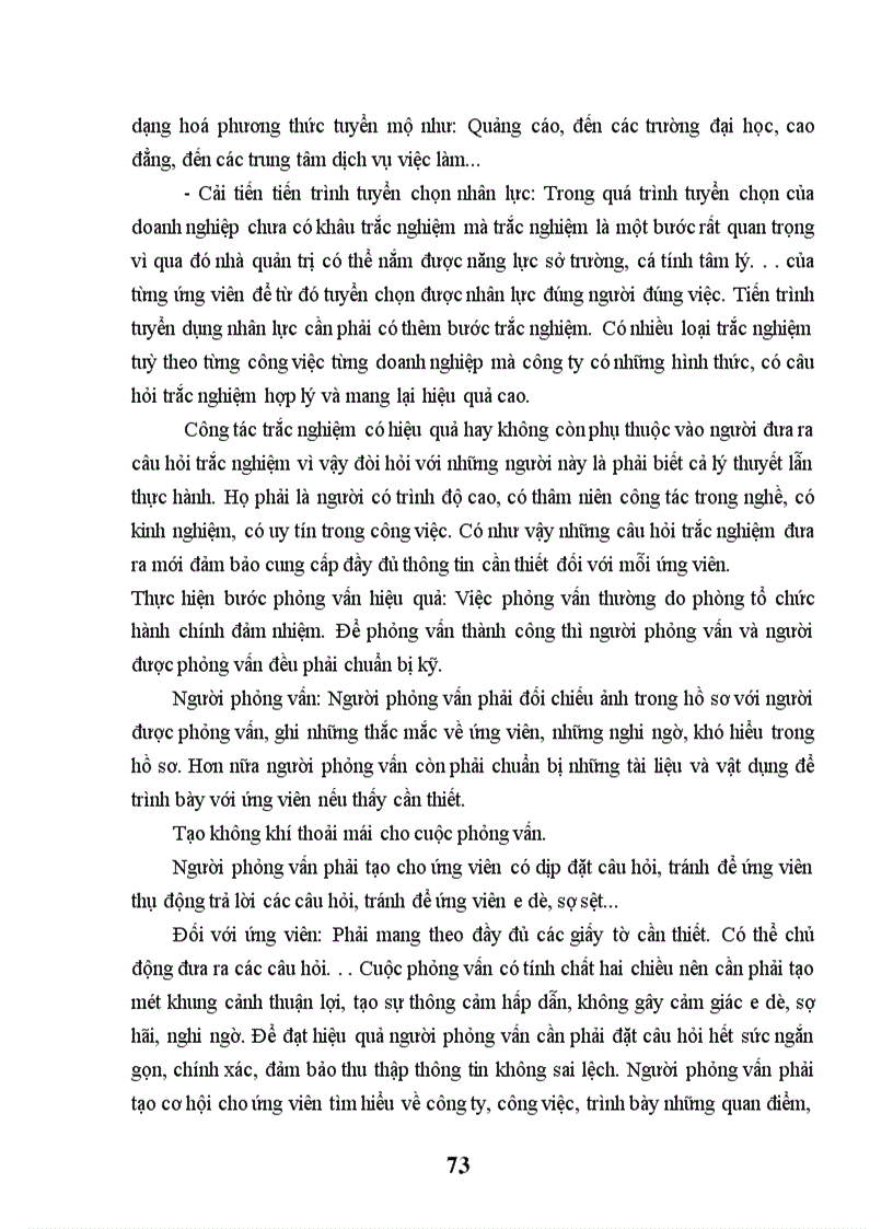 image for page hoàn thiện công tác tuyển dụng nhân lực tại công ty cổ phần xây lắp và cơ khí cầu đường