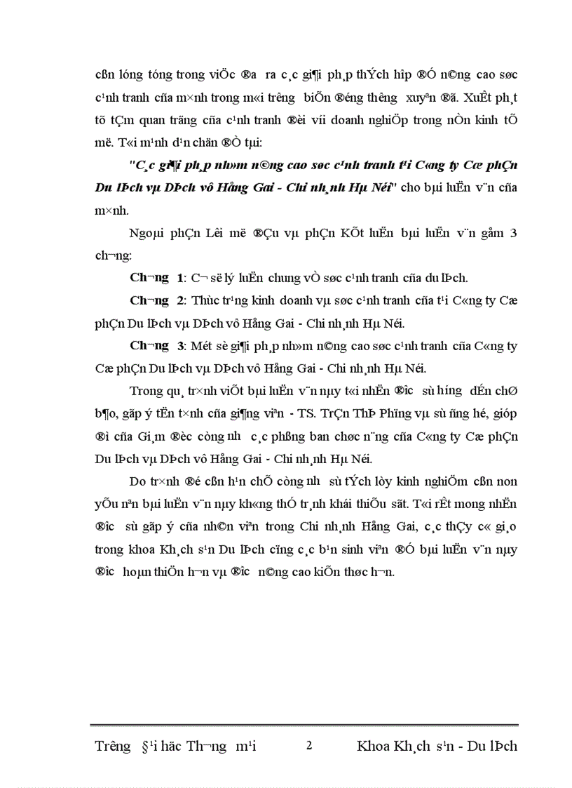 image for page Các giải pháp nhằm nâng cao sức cạnh tranh tại Công ty Cổ phần Du lịch và Dịch vụ Hồng Gai Chi nhánh Hà Nội