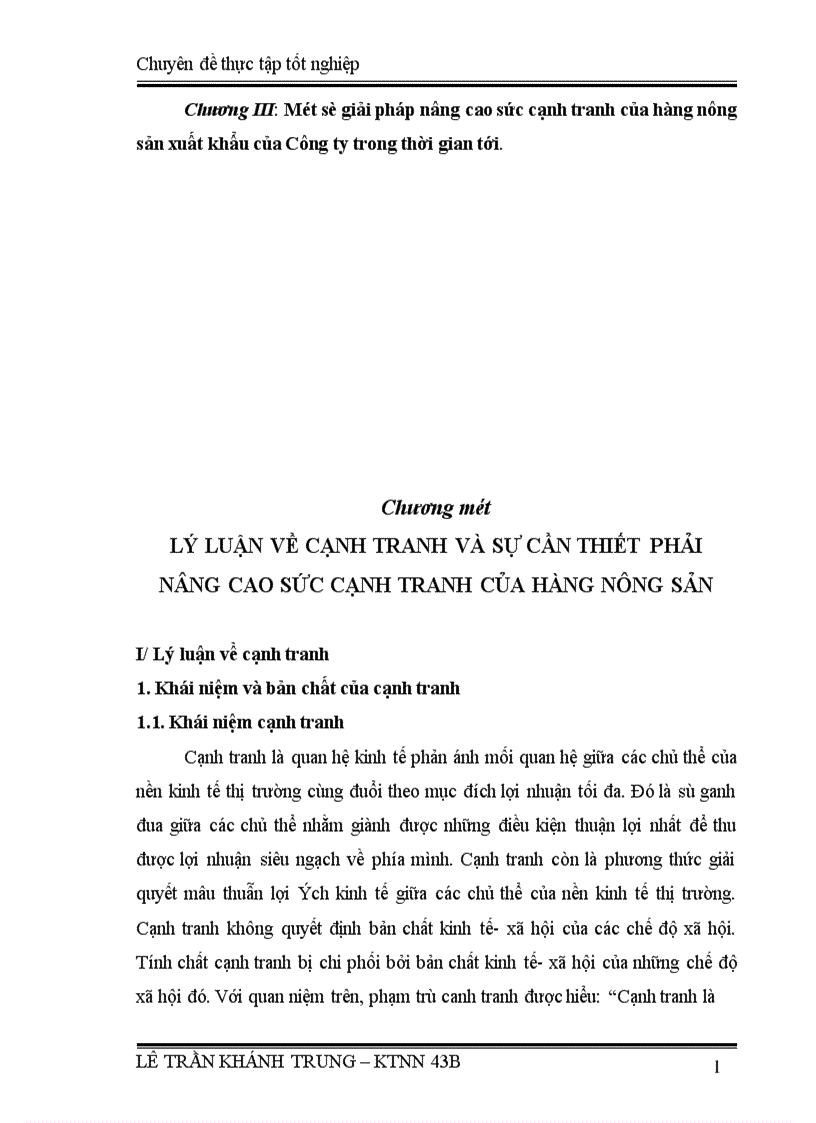 image for page Một số giải pháp nâng cao năng lực cạnh tranh của hàng nông sản xuất khẩu tại Công ty xuất nhập khẩu nông sản thực phẩm Hà Nội