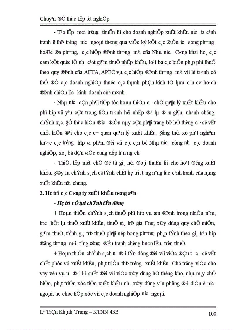 image for page Một số giải pháp nâng cao năng lực cạnh tranh của hàng nông sản xuất khẩu tại Công ty xuất nhập khẩu nông sản thực phẩm Hà Nội