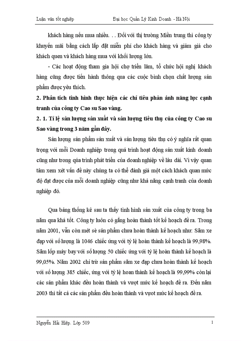 image for page Thực trạng về năng lực cạnh tranh của công ty Cao su Sao Vàng 1