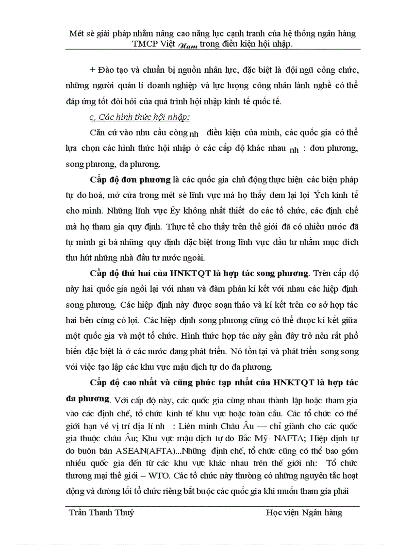 image for page Một số giải pháp nhằm nâng cao năng lực cạnh tranh của hệ thống ngân hàng TMCP Việt Nam trong điều kiện hội nhập