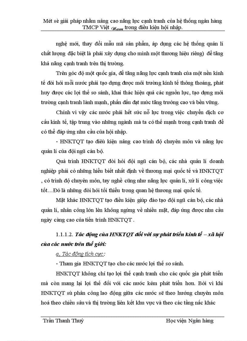 image for page Một số giải pháp nhằm nâng cao năng lực cạnh tranh của hệ thống ngân hàng TMCP Việt Nam trong điều kiện hội nhập