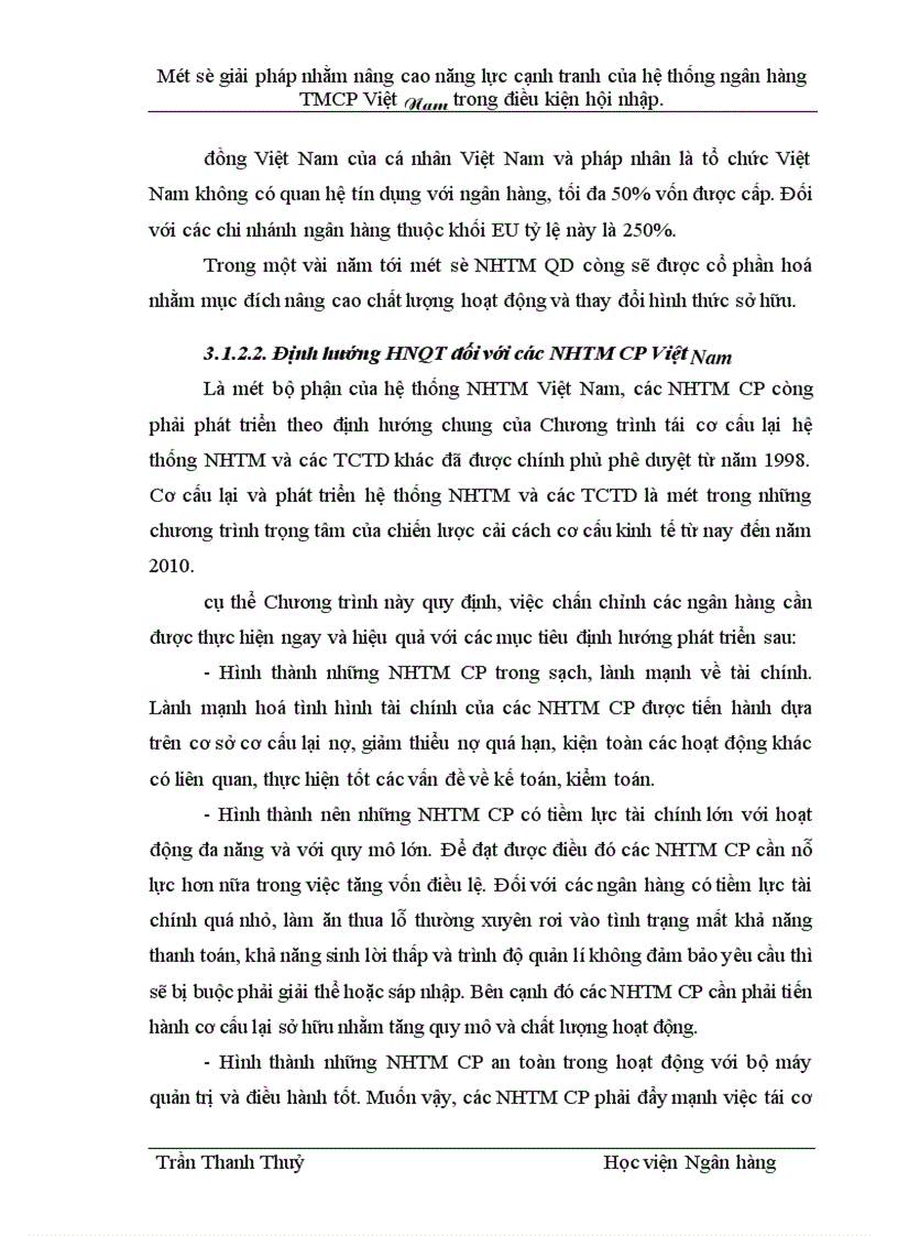 image for page Một số giải pháp nhằm nâng cao năng lực cạnh tranh của hệ thống ngân hàng TMCP Việt Nam trong điều kiện hội nhập