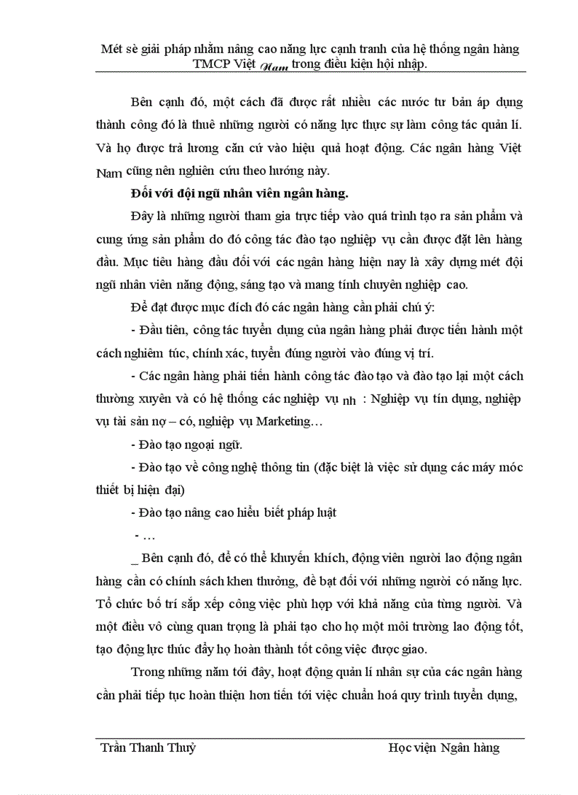 image for page Một số giải pháp nhằm nâng cao năng lực cạnh tranh của hệ thống ngân hàng TMCP Việt Nam trong điều kiện hội nhập