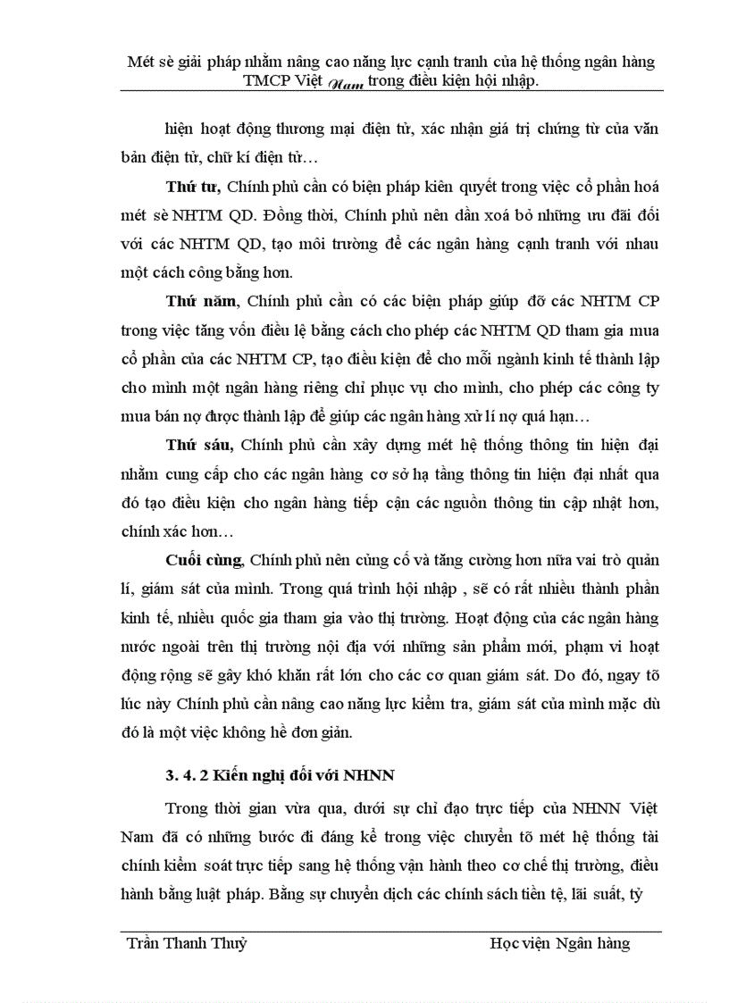 image for page Một số giải pháp nhằm nâng cao năng lực cạnh tranh của hệ thống ngân hàng TMCP Việt Nam trong điều kiện hội nhập