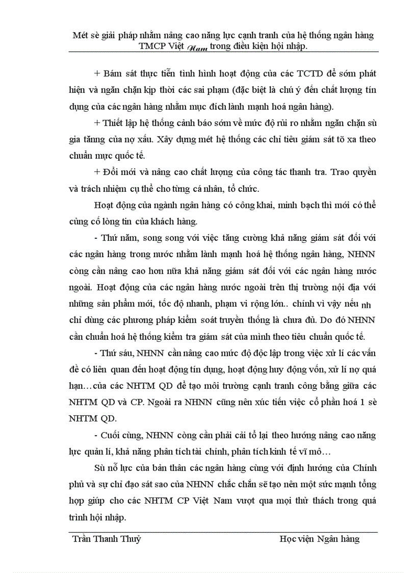image for page Một số giải pháp nhằm nâng cao năng lực cạnh tranh của hệ thống ngân hàng TMCP Việt Nam trong điều kiện hội nhập