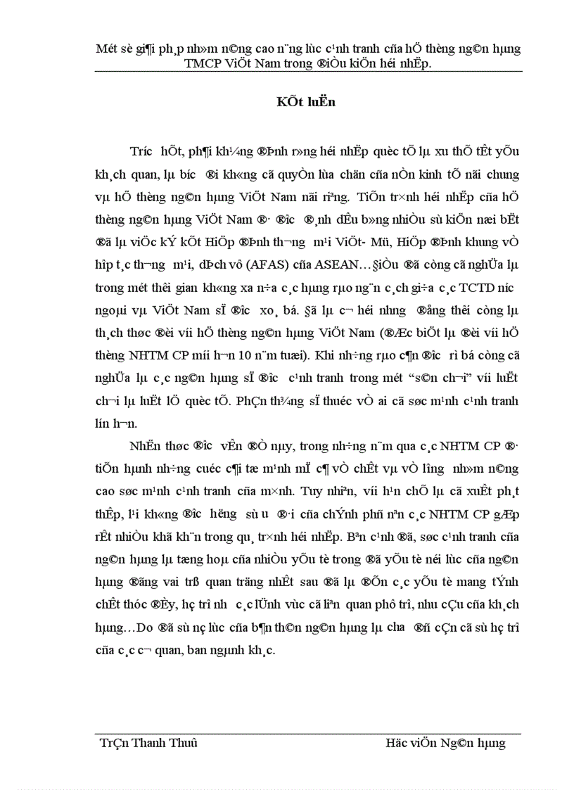 image for page Một số giải pháp nhằm nâng cao năng lực cạnh tranh của hệ thống ngân hàng TMCP Việt Nam trong điều kiện hội nhập