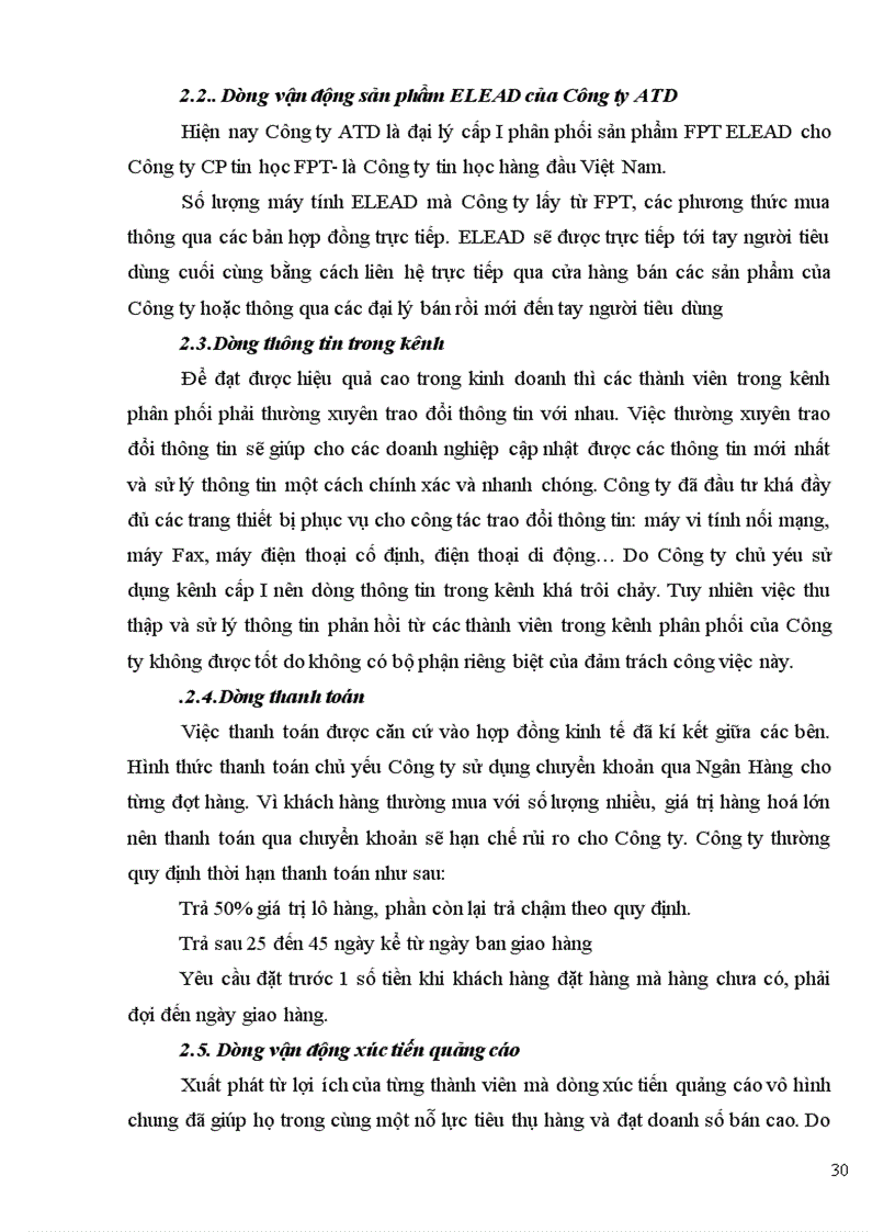 image for page Giảipháp hoàn thiện kênh phân phối sản phẩm FPT ELAED của công ty TNHH dịch vụ kỹ thuật và thương mại ATD Nhằm nâng cao khả năng cạnh tranh trên thị trường Việt Nam