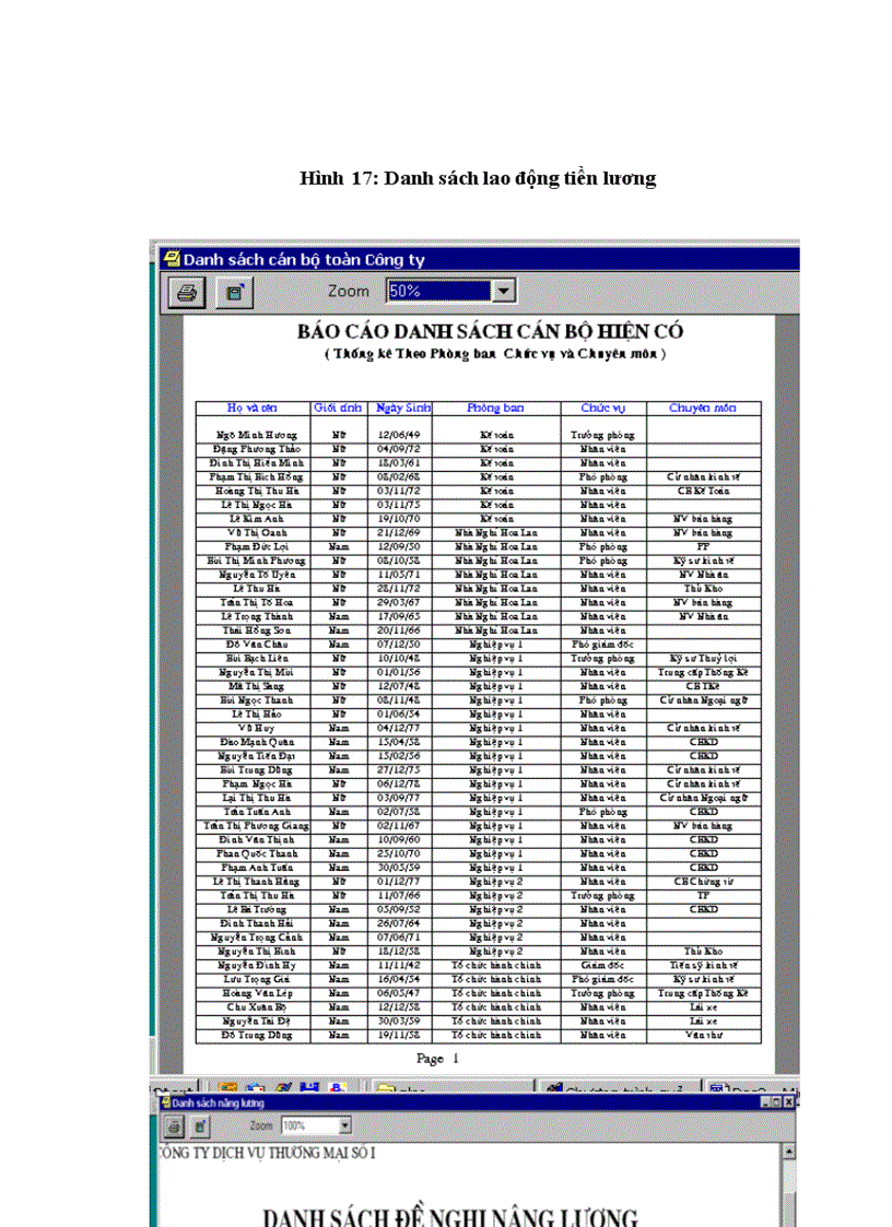 image for page Phân tích thiết kế hệ thống quản lý hồ sơ cán bộ 1