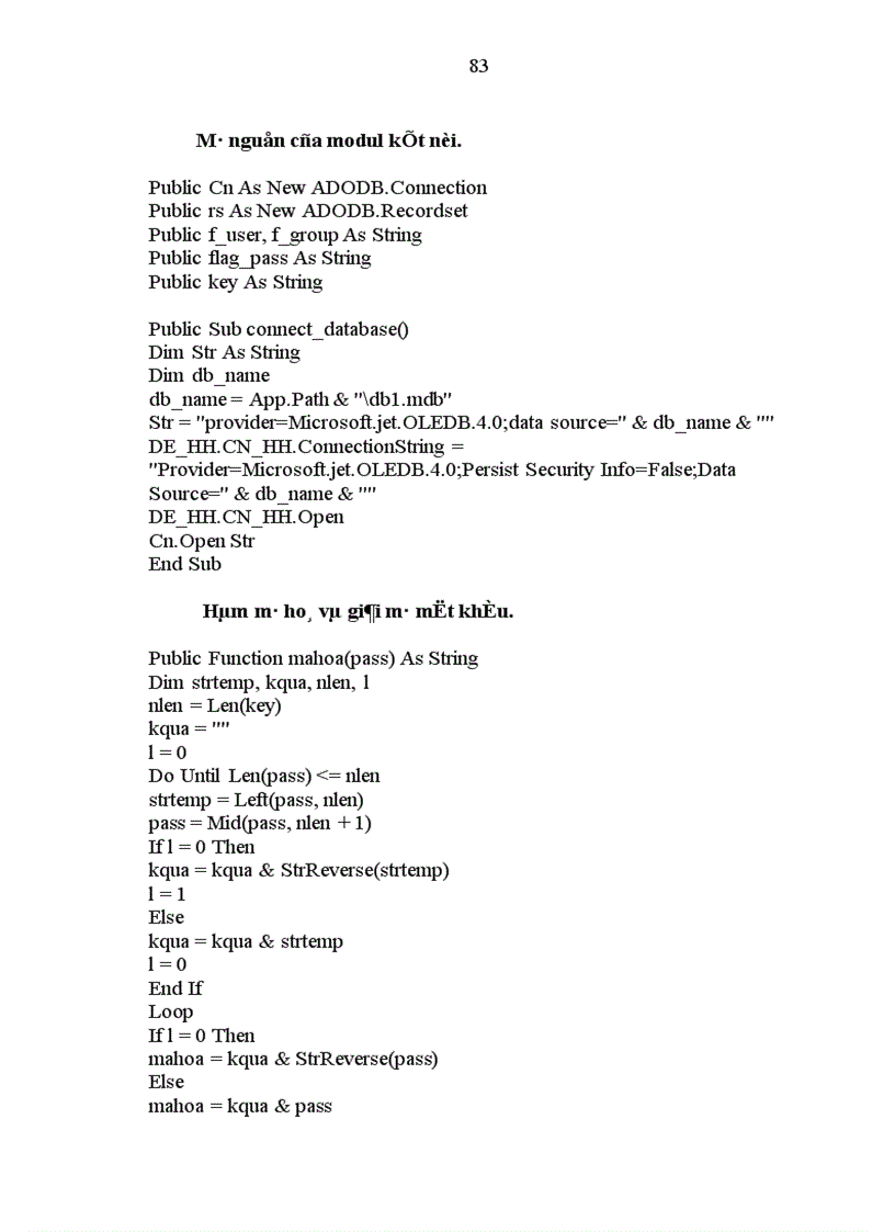 image for page Phân tích và thiết kế phần mềm quản lý hàng hoá vật tư