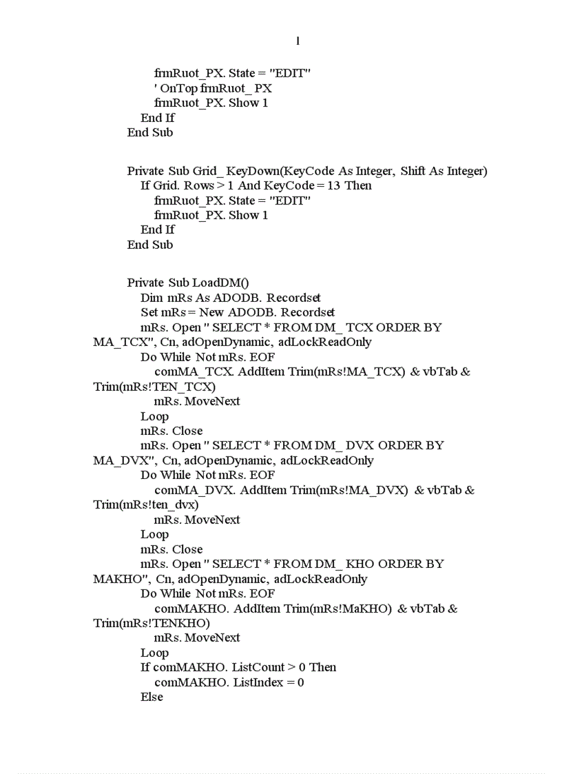 image for page Phân tích và thiết kế phần mềm quản lý hàng hoá vật tư