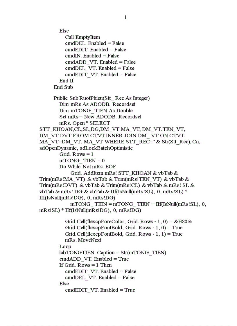 image for page Phân tích và thiết kế phần mềm quản lý hàng hoá vật tư