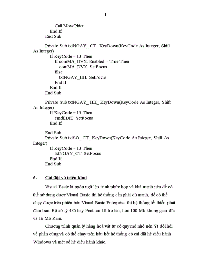 image for page Phân tích và thiết kế phần mềm quản lý hàng hoá vật tư