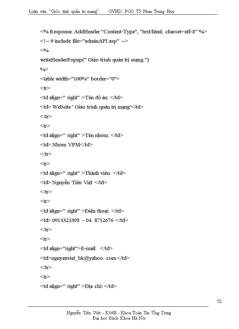 image for page website Giáo trình quản trị mạng