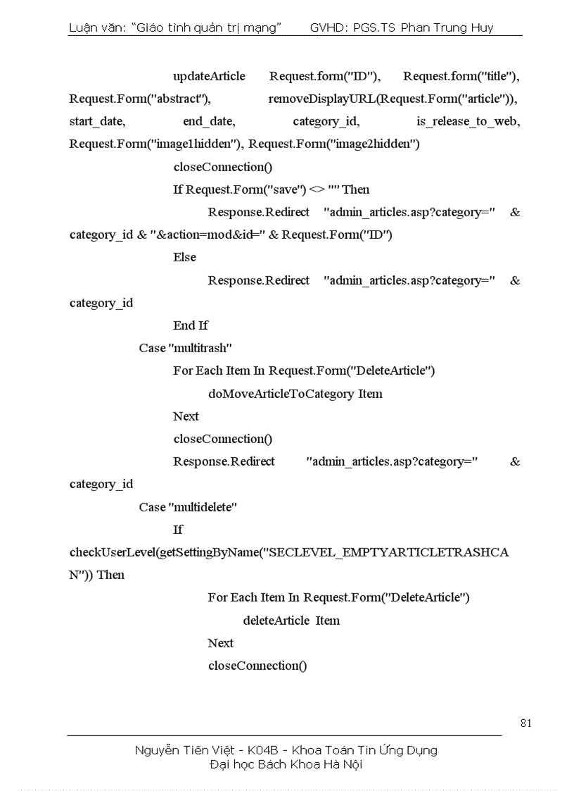 image for page website Giáo trình quản trị mạng