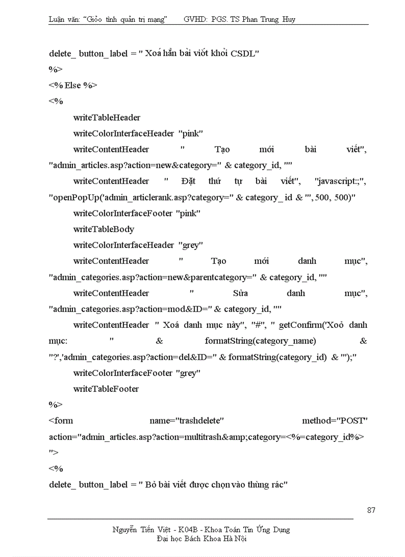 image for page website Giáo trình quản trị mạng