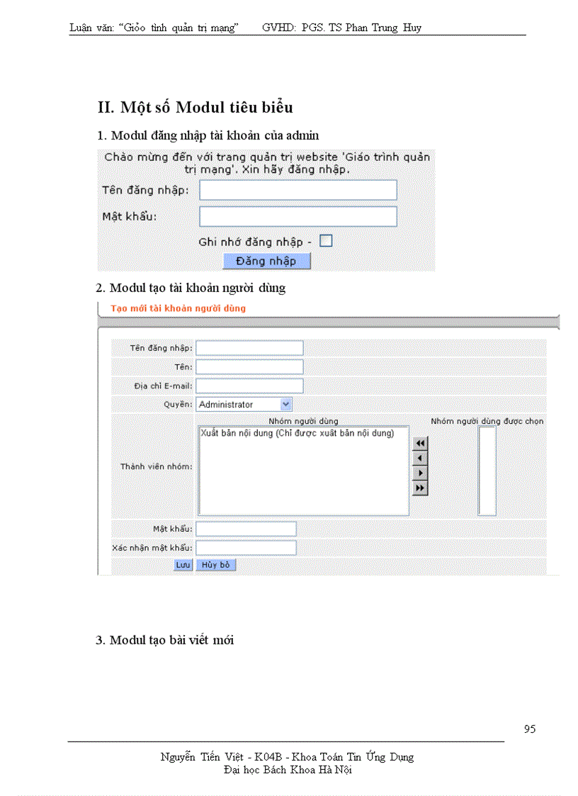 image for page website Giáo trình quản trị mạng