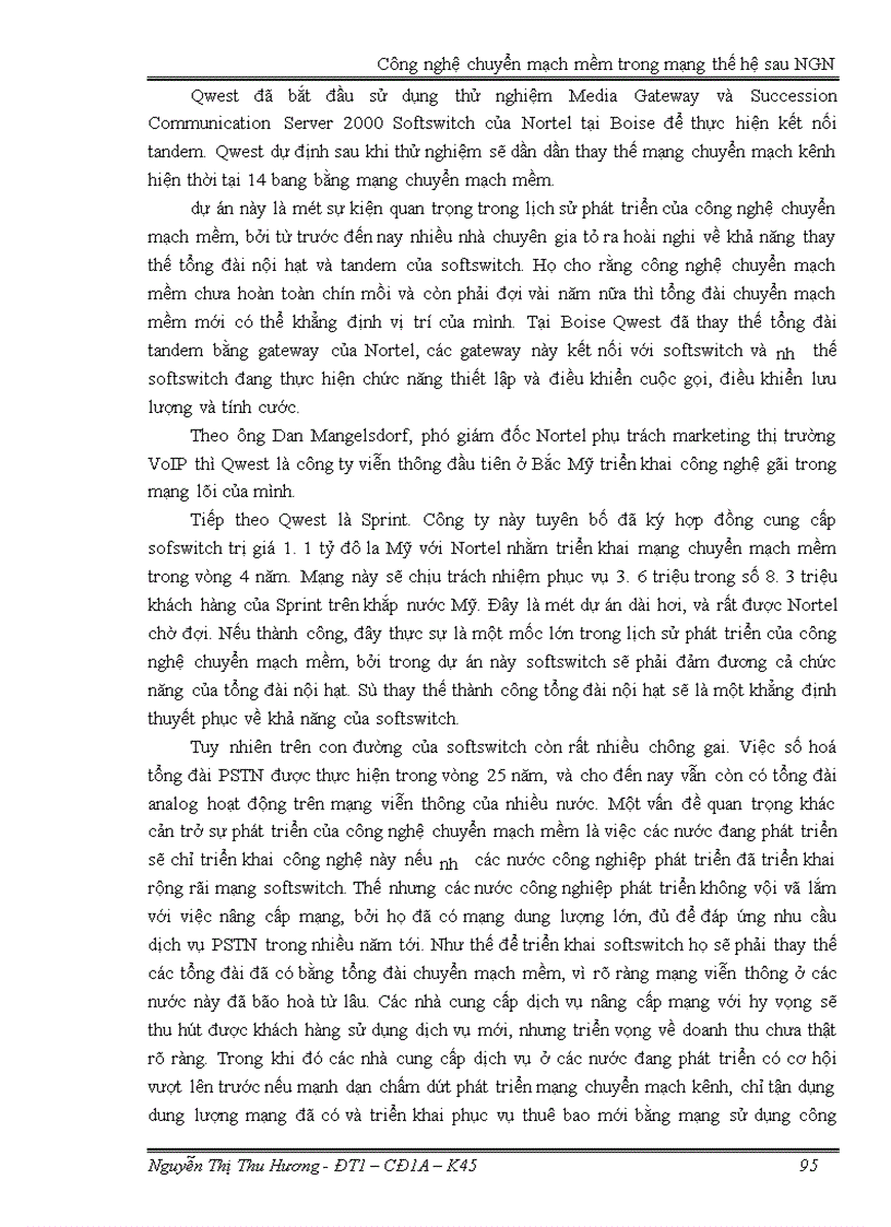image for page Nghiên cứu công nghệ chuyển mạch mềm softswitch cấu trúc cơ bản và khả năng nghiên cứu phát triển ở việt nam