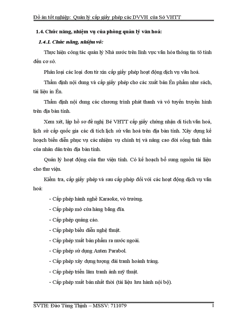 image for page Quản lý cấp giấy phép các DVVH của Sở VHTT