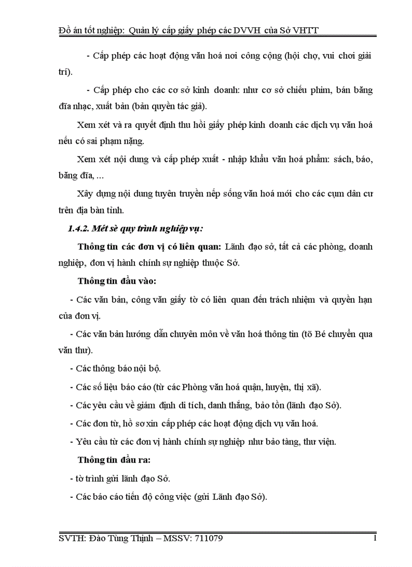 image for page Quản lý cấp giấy phép các DVVH của Sở VHTT