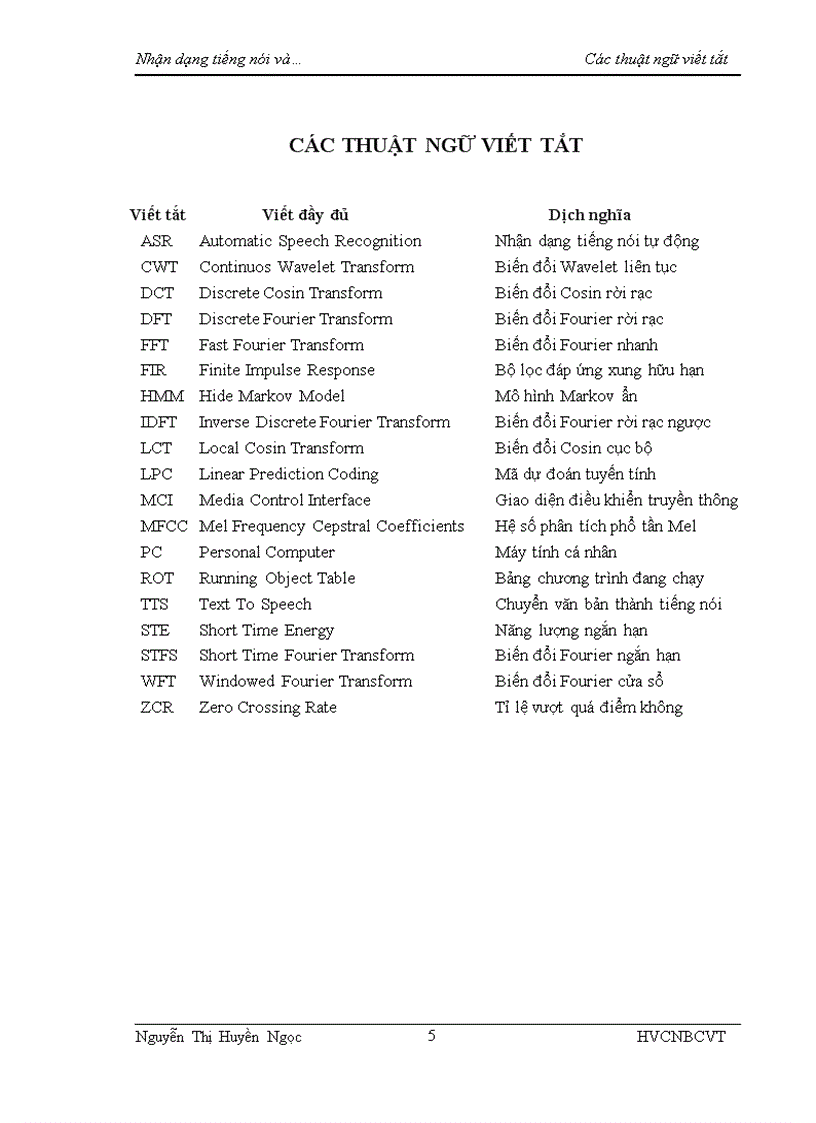 image for page Nhận dạng tiếng nói và ứng dụng tích hợp với các phần mềm máy tính