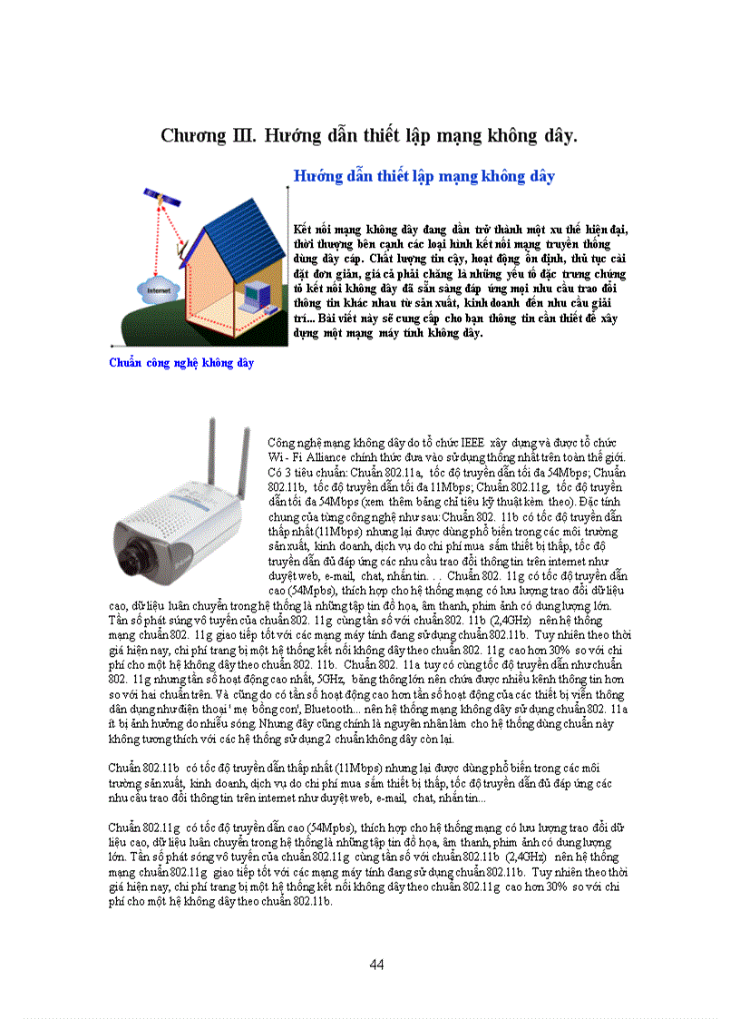 image for page Hướng dẫn thiết lập mạng không dây