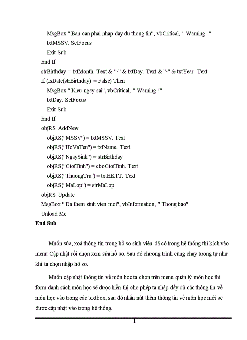 image for page Chương trình hỗ trợ quản lý sinh viên cao đẳng của khoa Toán Tin ứng dụng trường đại học Bách Khoa Hà Nội