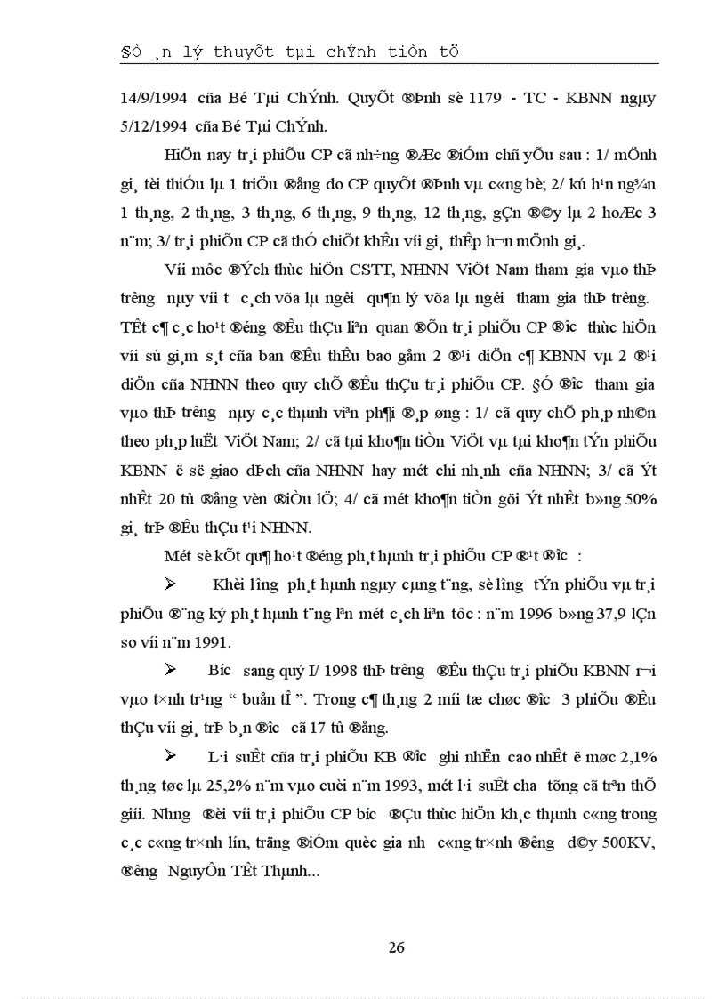 image for page Thực trạng phát triển các công cụ của TTTC ở Việt Nam