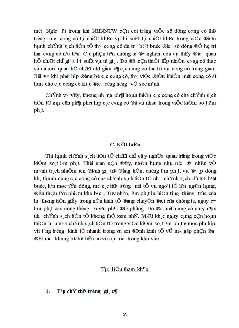 image for page Sử dụng chính sách tiền tệ nhằm kiểm soát lạm phát 1
