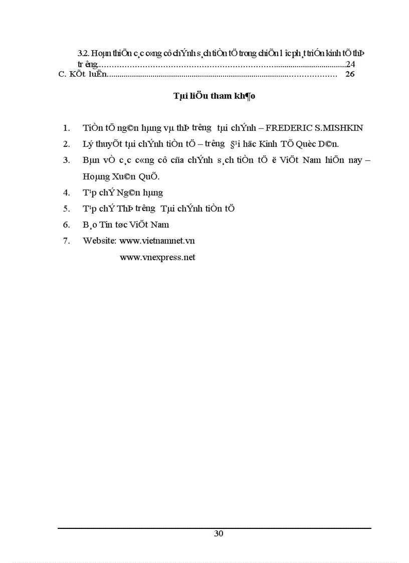 image for page Chính sách tiền tệ ở Việt Nam