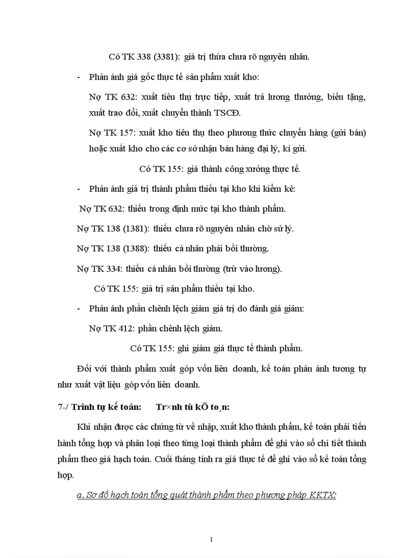 image for page Tổ chức kế toán thành phẩm và tiêu thụ trong doanh nghiệp sản xuất