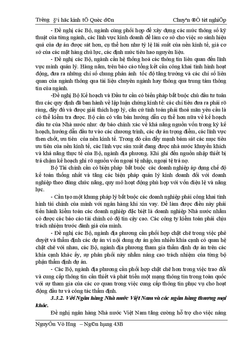 image for page Thực trạng thẩm định tài chính dự án đầu tư tại sở giao dịch i ngân hàng 1