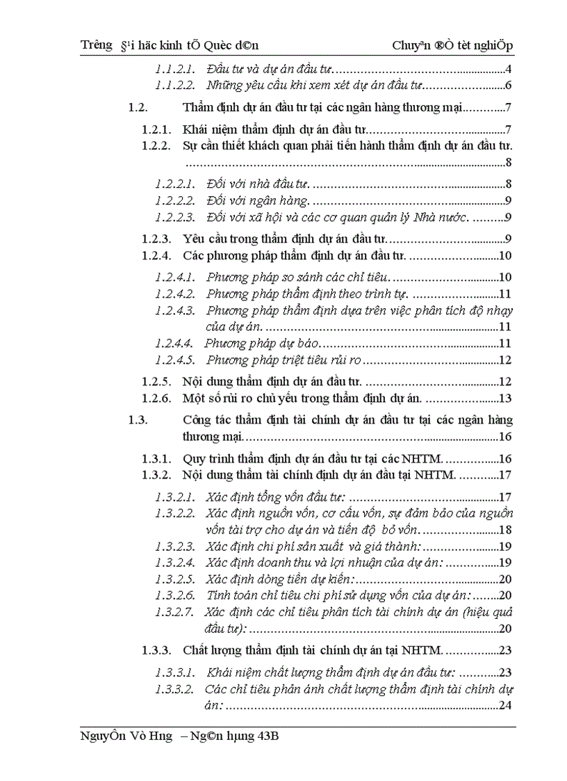 image for page Thực trạng thẩm định tài chính dự án đầu tư tại sở giao dịch i ngân hàng 1