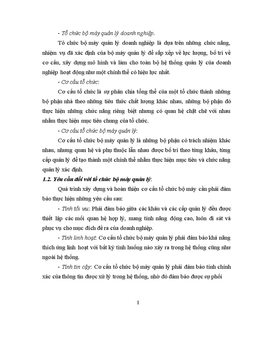 image for page Hoàn thiện cơ cấu tổ chức bộ máy quản lý tại Công ty liên doanh cơ khí xây dựng