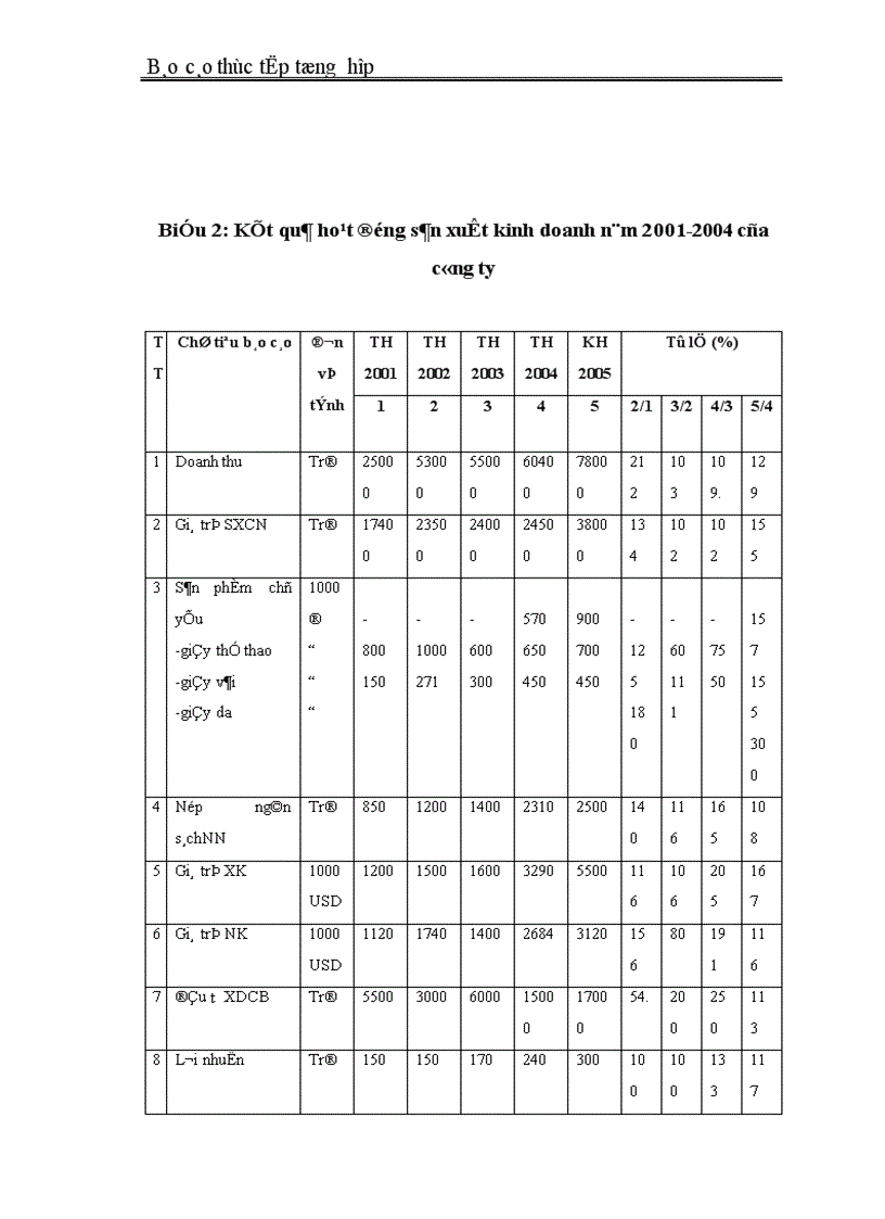 image for page Báo cáo thực tập tổng hợp tại Công ty Da Giầy Hà Nội
