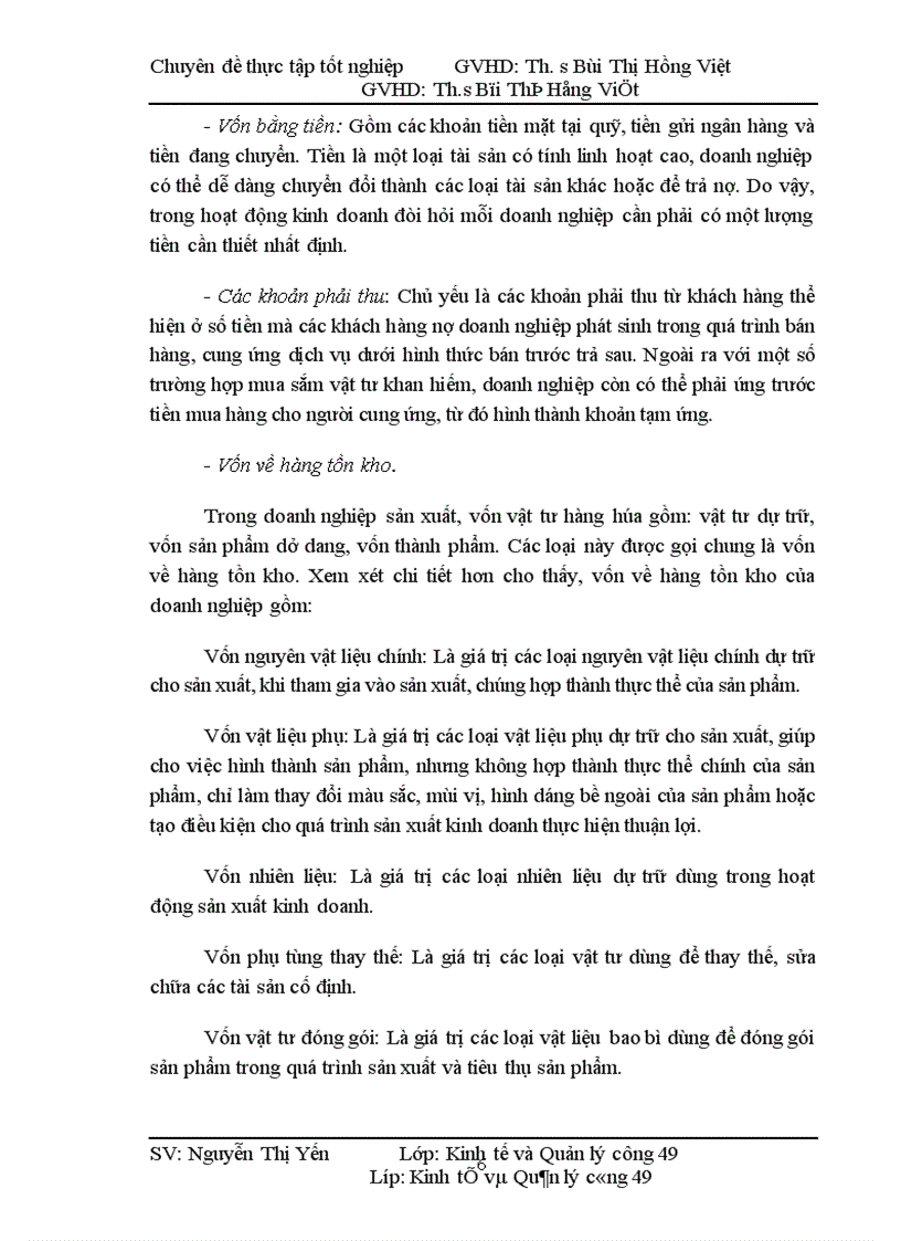 image for page Một số giải pháp nhằm nâng cao hiệu quả sử dụng vốn lưu động tại Công ty Cổ phần Tư vấn Xây lắp điện Hà Tĩnh 1