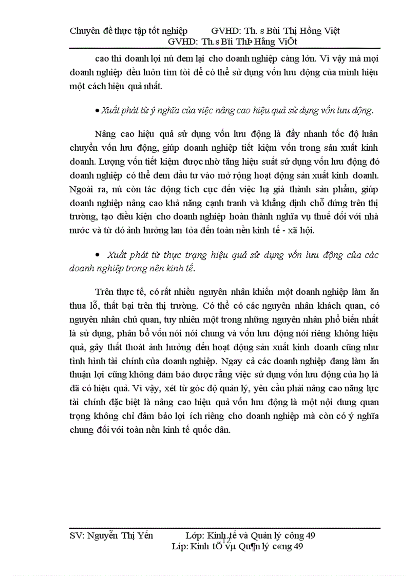 image for page Một số giải pháp nhằm nâng cao hiệu quả sử dụng vốn lưu động tại Công ty Cổ phần Tư vấn Xây lắp điện Hà Tĩnh 1