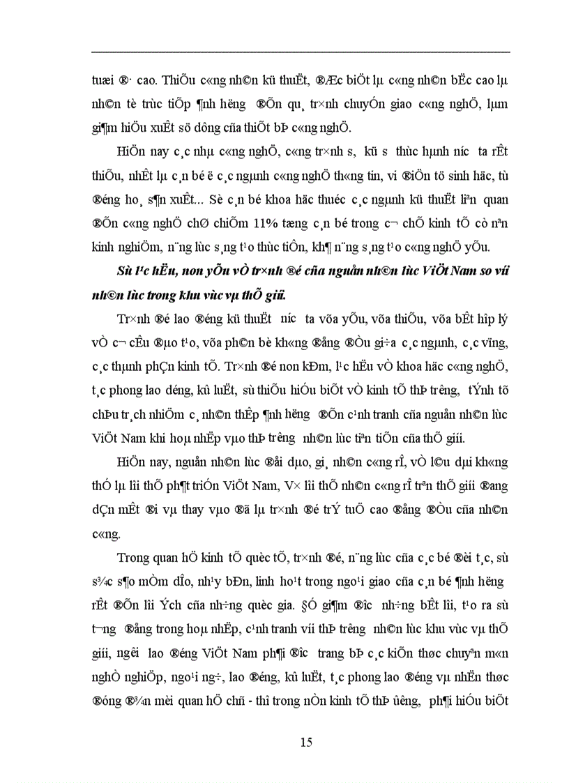 image for page Thực trạng và giải pháp để nâng cao hiệu quả của đào tạo và sử dụng nguồn nhân lực phục vụ cho sự nghiệp công nghiệp hoá hiện đại hoá ở Việt Nam 1