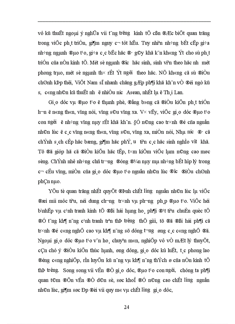 image for page Thực trạng và giải pháp để nâng cao hiệu quả của đào tạo và sử dụng nguồn nhân lực phục vụ cho sự nghiệp công nghiệp hoá hiện đại hoá ở Việt Nam 1