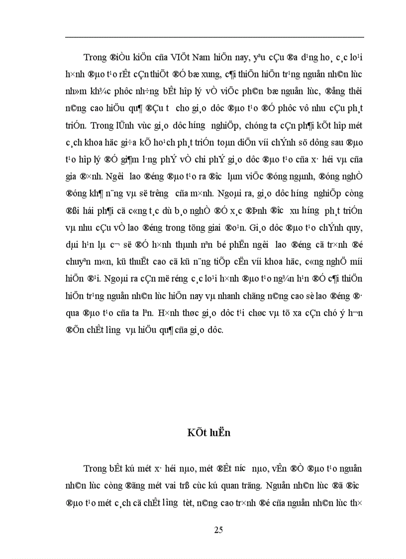 image for page Thực trạng và giải pháp để nâng cao hiệu quả của đào tạo và sử dụng nguồn nhân lực phục vụ cho sự nghiệp công nghiệp hoá hiện đại hoá ở Việt Nam 1