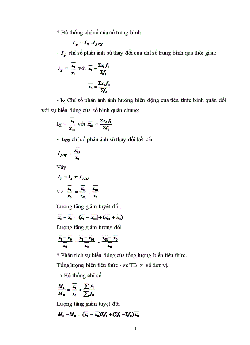 image for page Phương pháp chỉ số thống kê và vận dụng phân tích biến động tổng doanh thu của khách sạn Sông Nhuệ thời kỳ 1996 2000 1